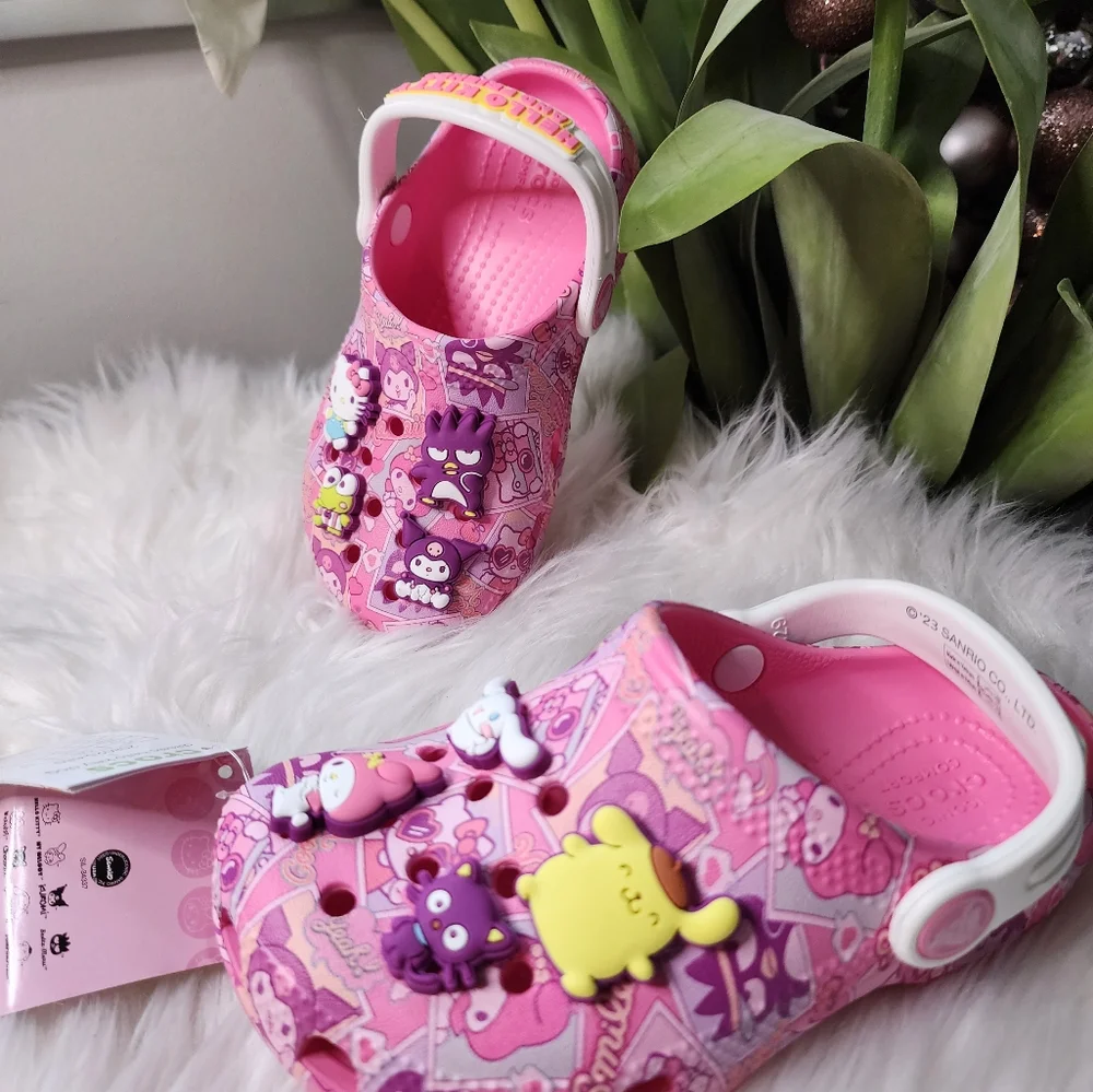 HELLO KITTY AND FRIENDS CLASSIC CLOG TODDLER new